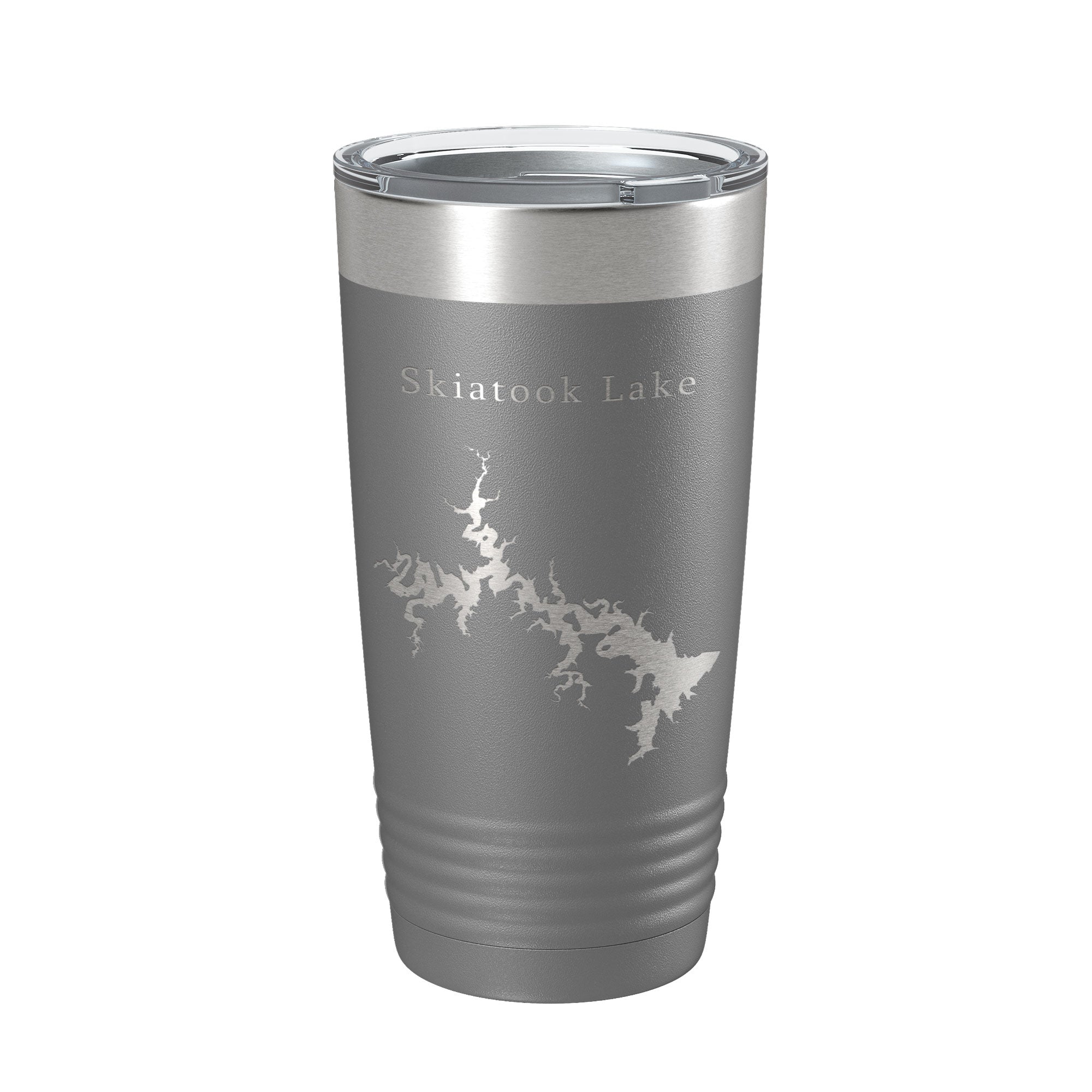 Skiatook Lake Map Tumbler Travel Mug Insulated Laser Engraved Coffee Cup Oklahoma 20 oz