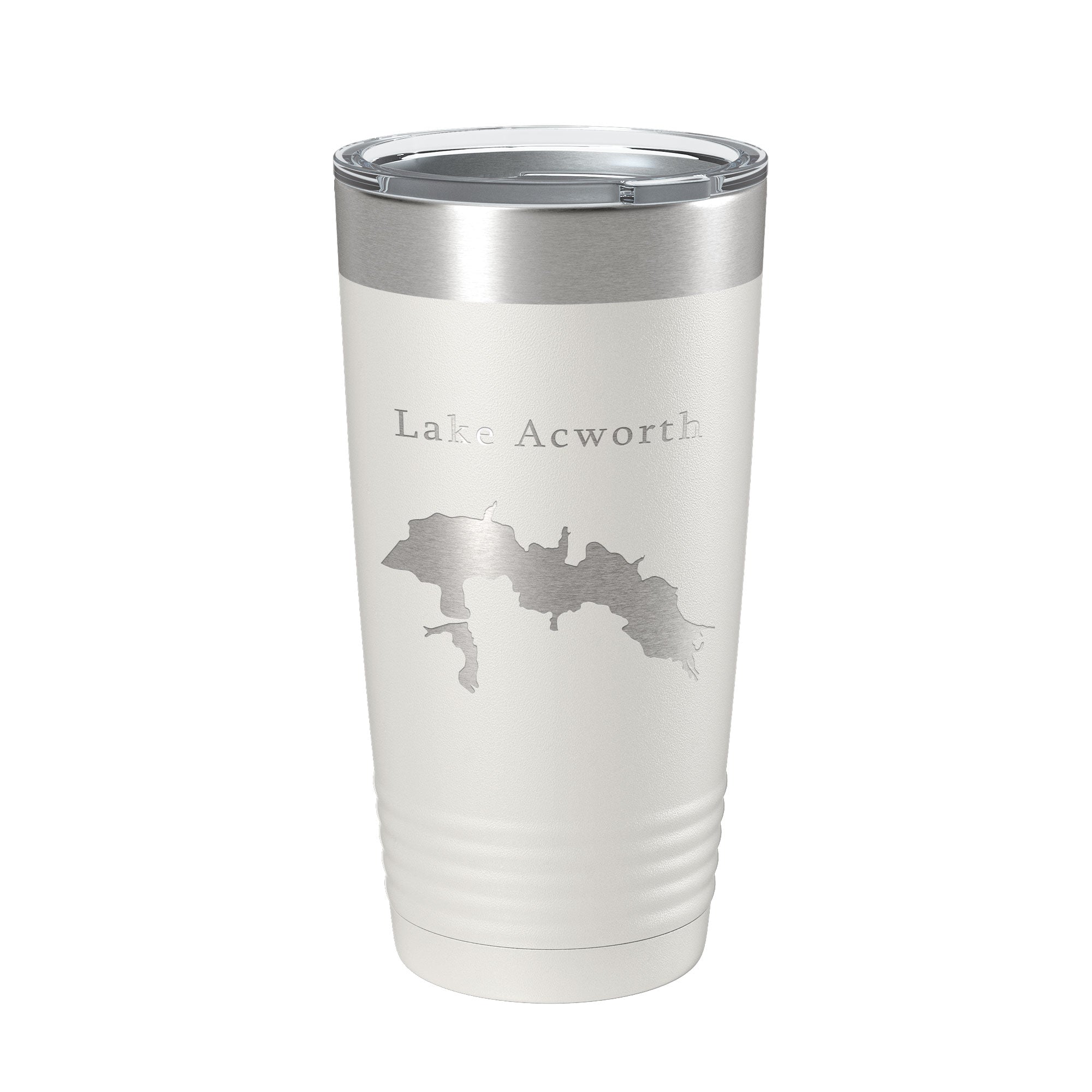 Lake Acworth Map Tumbler Travel Mug Insulated Laser Engraved Coffee Cup Georgia 20 oz