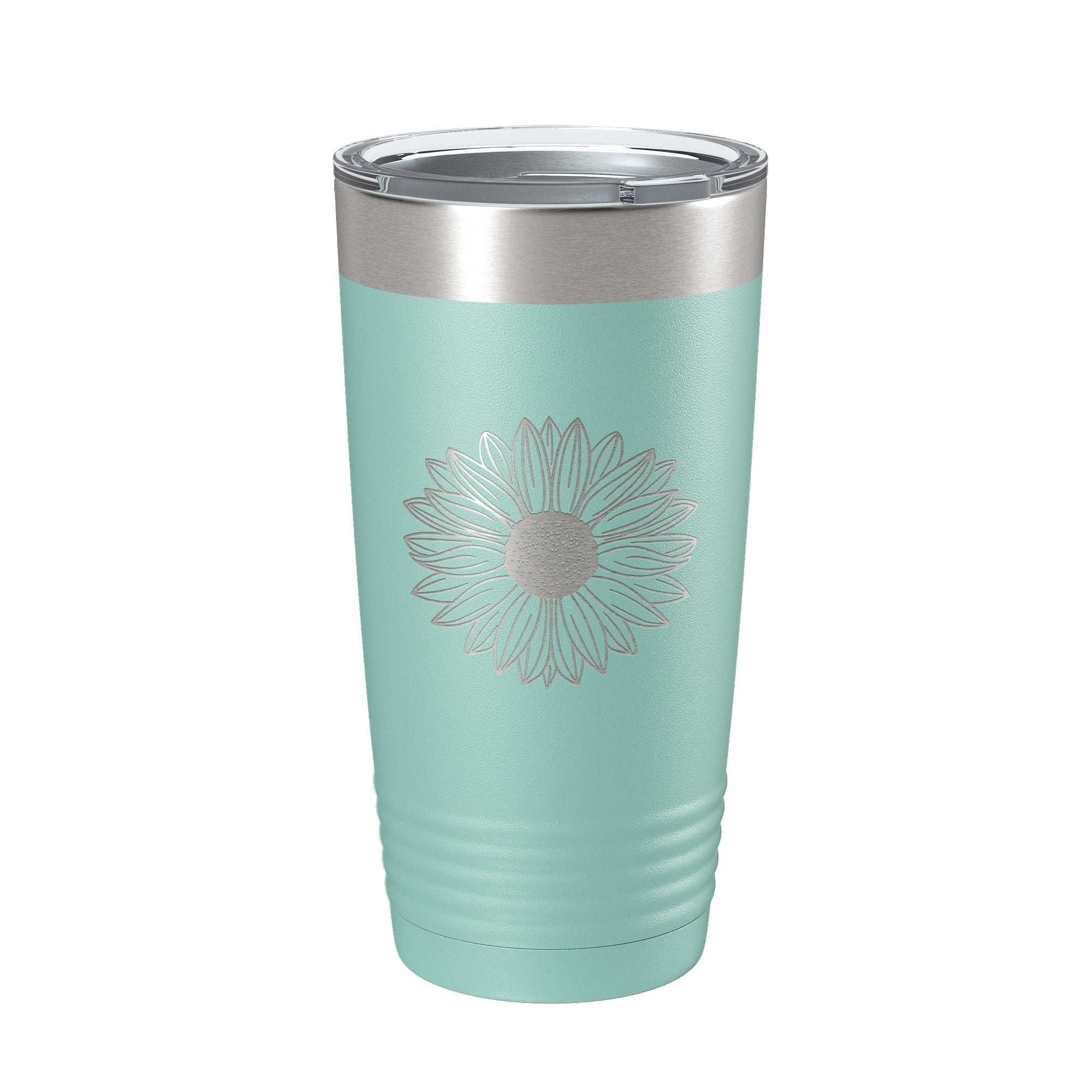 Sunflower Tumbler Sun Flower Gift For Women Travel Mug Insulated Laser Engraved Coffee Cup 20 oz
