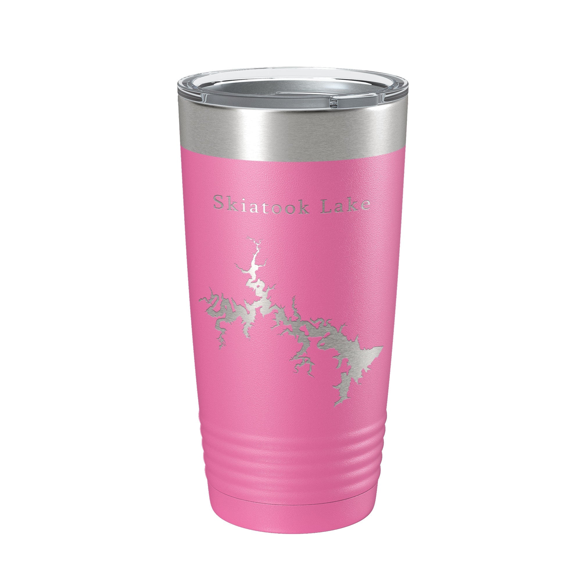 Skiatook Lake Map Tumbler Travel Mug Insulated Laser Engraved Coffee Cup Oklahoma 20 oz