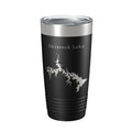 Skiatook Lake Map Tumbler Travel Mug Insulated Laser Engraved Coffee Cup Oklahoma 20 oz